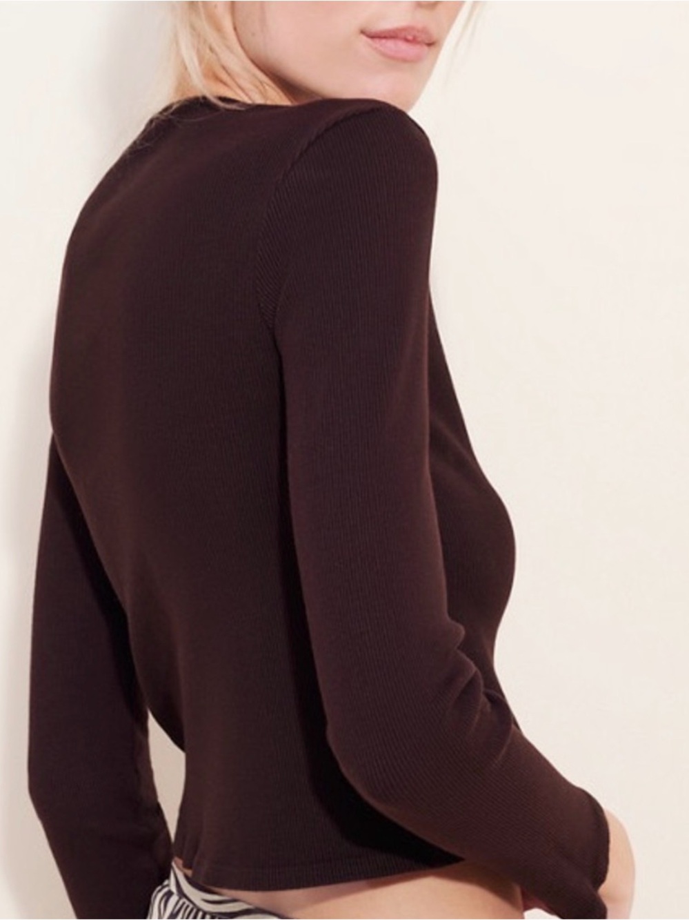 Donni Rib Cardigan - Picture 3 of 5